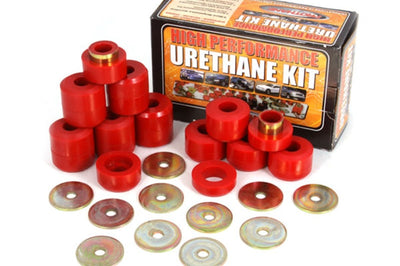 Rugged Ridge Body Mount Kit Red 22 Pieces 97-06 TJ - Armor & Protection