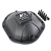 Rugged Ridge Boulder Aluminum Differential Cover Dana 44 Black - Drivetrain