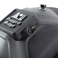 Rugged Ridge Boulder Aluminum Differential Cover Dana 44 Black - Drivetrain