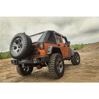 Rugged Ridge Bowless Soft Top Black Diamond 4-Door 07-18 Jeep Wrangler JK - Roofs & Roof Accessories