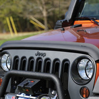 Rugged Ridge Bug Deflector Matte Black 07-18 Jeep Wrangler - Deflectors