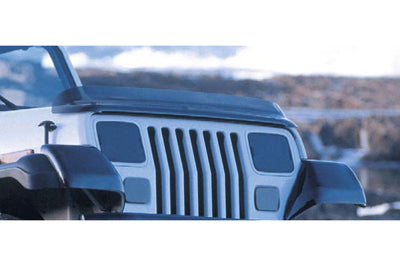 Rugged Ridge Bug Deflector Smoke 87-06 Jeep Wrangler - Deflectors