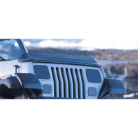 Rugged Ridge Bug Deflector Smoke 87-06 Jeep Wrangler - Deflectors
