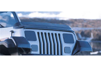 Rugged Ridge Bug Deflector Smoke 87-06 Jeep Wrangler - Deflectors