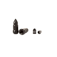 Rugged Ridge Bullet Lug Nut and Valve Stem Cap Kit Black 1/2-20 - Wheel Tire Accessories