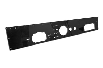 Rugged Ridge Dash Panel Pre-Cut Holes Black 76-86 Jeep CJ - Interior Accessories