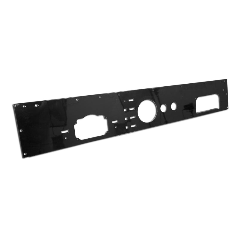 Rugged Ridge Dash Panel Pre-Cut Holes Black 76-86 Jeep CJ - Interior Accessories