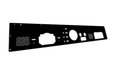 Rugged Ridge Dash Panel Pre-Cut Holes Black 76-86 Jeep CJ - Interior Accessories