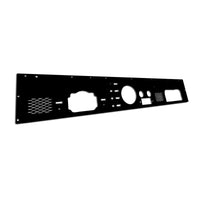 Rugged Ridge Dash Panel Pre-Cut Holes Black 76-86 Jeep CJ - Interior Accessories