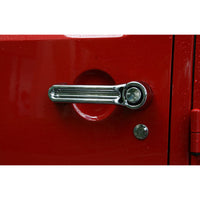 Rugged Ridge Door Handle Cover Kit Chrome 07-18 Jeep Wrangler JK - Exterior Styling