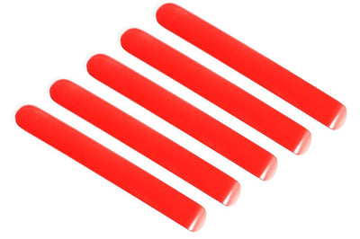 Rugged Ridge Door Handle Inserts Red 07-18 Jeep Wrangler JK 4Door - Exterior Styling