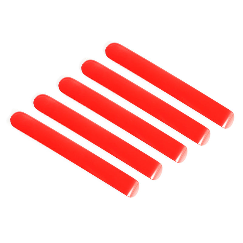 Rugged Ridge Door Handle Inserts Red 07-18 Jeep Wrangler JK 4Door - Exterior Styling