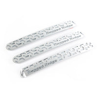 Rugged Ridge Elite Dr Hndle Insert Brushed Tread 2D 07-18 Jeep Wrangler JK - Exterior Styling