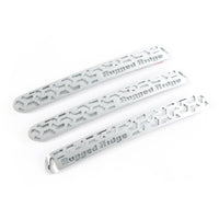 Rugged Ridge Elite Dr Hndle Insert Brushed Tread 2D 07-18 Jeep Wrangler JK - Exterior Styling