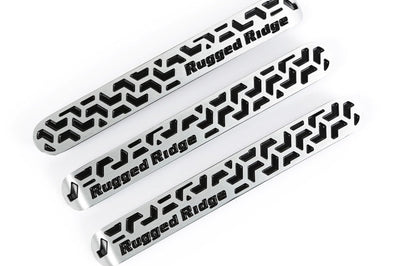 Rugged Ridge Elite Dr Hndle Insert Contrast Tread2D 07-18 Jeep Wrangler JK - Exterior Styling