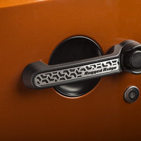 Rugged Ridge Elite Dr Hndle Insert Contrast Tread4D 07-18 Jeep Wrangler JK - Exterior Styling