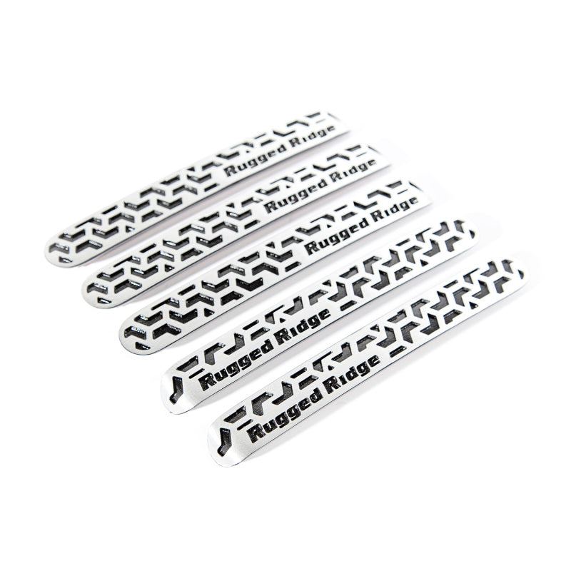 Rugged Ridge Elite Dr Hndle Insert Contrast Tread4D 07-18 Jeep Wrangler JK - Exterior Styling