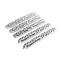 Rugged Ridge Elite Dr Hndle Insert Contrast Tread4D 07-18 Jeep Wrangler JK - Exterior Styling