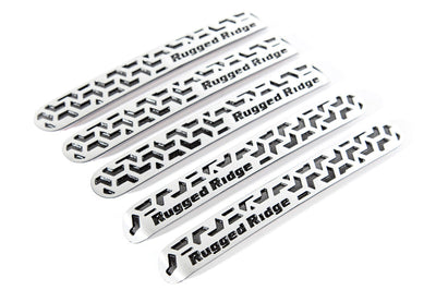 Rugged Ridge Elite Dr Hndle Insert Contrast Tread4D 07-18 Jeep Wrangler JK - Exterior Styling