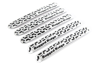 Rugged Ridge Elite Dr Hndle Insert Contrast Tread4D 07-18 Jeep Wrangler JK - Exterior Styling