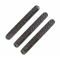 Rugged Ridge Elite Dr Hndle Inserts Black Tread 2Dr 07-18 Jeep Wrangler JK - Exterior Styling
