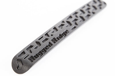 Rugged Ridge Elite Dr Hndle Inserts Black Tread 2Dr 07-18 Jeep Wrangler JK - Exterior Styling