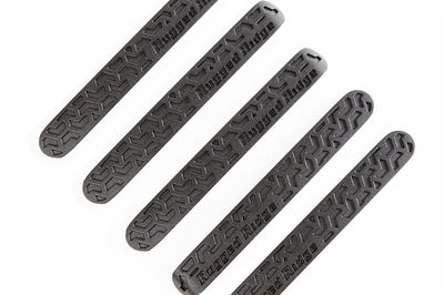 Rugged Ridge Elite Dr Hndle Inserts Black Tread 4Dr 07-18 Jeep Wrangler JK - Exterior Styling