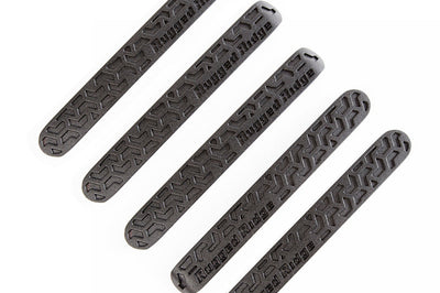 Rugged Ridge Elite Dr Hndle Inserts Black Tread 4Dr 07-18 Jeep Wrangler JK - Exterior Styling