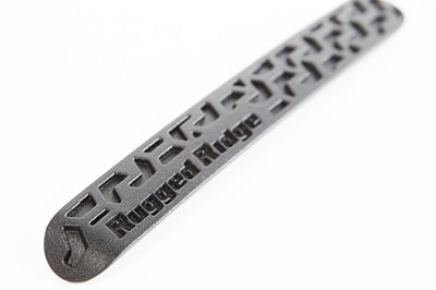 Rugged Ridge Elite Dr Hndle Inserts Black Tread 4Dr 07-18 Jeep Wrangler JK - Exterior Styling