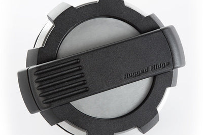 Rugged Ridge Elite Fuel Door Non-Lock Brushed Alum 07-18 Jeep Wrangler JK - Delivery