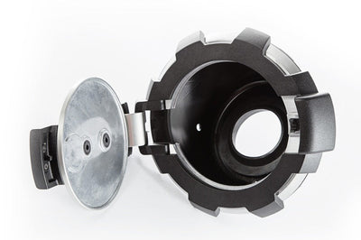 Rugged Ridge Elite Fuel Door Non-Lock Brushed Alum 07-18 Jeep Wrangler JK - Delivery