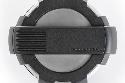 Rugged Ridge Elite Fuel Door Non-Lock Brushed Alum 07-18 Jeep Wrangler JK - Delivery