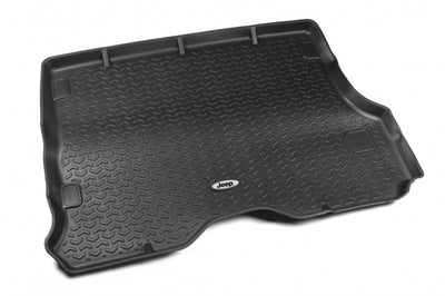 Rugged Ridge Floor Liner Cargo Black 1984-2001 Jeep Logo Cherokee XJ - Mats