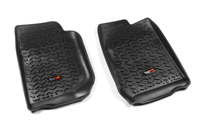 Rugged Ridge Floor Liner Front Black 2007-2018 Jeep Wrangler Unlimited JK 4 Dr - Mats