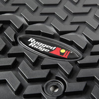 Rugged Ridge Floor Liner Front Black 2007-2018 Jeep Wrangler Unlimited JK 4 Dr - Mats