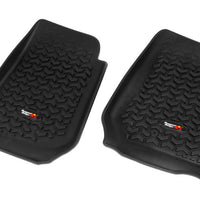 Rugged Ridge Floor Liner Front Black 2007-2018 Jeep Wrangler Unlimited JK 4 Dr - Mats
