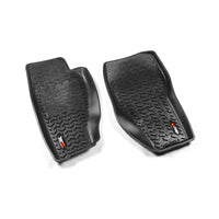 Rugged Ridge Floor Liner Front Black 2008-2013 Jeep Liberty KK - Mats