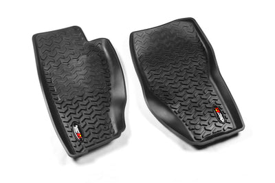 Rugged Ridge Floor Liner Front Black 2008-2013 Jeep Liberty KK - Mats