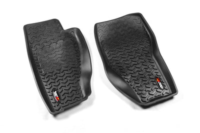 Rugged Ridge Floor Liner Front Black 2008-2013 Jeep Liberty KK - Mats