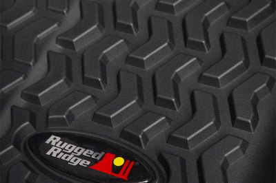 Rugged Ridge Floor Liner Front Black 2018-2020 Jeep Wrangler 2020 Gladiator JL / JT - Mats