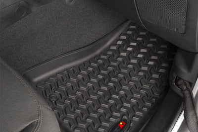 Rugged Ridge Floor Liner Front Black 2018-2020 Jeep Wrangler 2020 Gladiator JL / JT - Mats