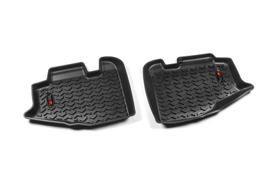 Rugged Ridge Floor Liner Rear Black 1997-2006 Jeep Wrangler TJ / LJ - Mats