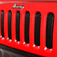 Rugged Ridge Grille Insert Black 07-18 Jeep Wrangler - Bumpers Grilles & Guards