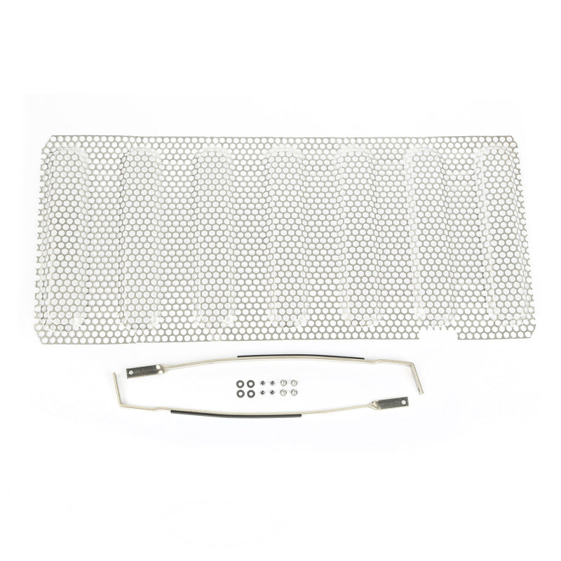 Rugged Ridge Grille Insert Satin Stainless 07-18 Jeep Wrangler - Bumpers Grilles & Guards