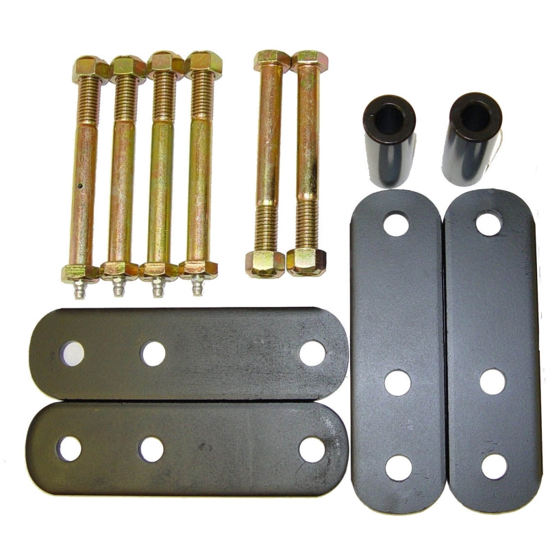 Rugged Ridge HD Front Leaf Spring Shackles 1-In Lift 87-95 Jeep Wrangler YJ - Suspension