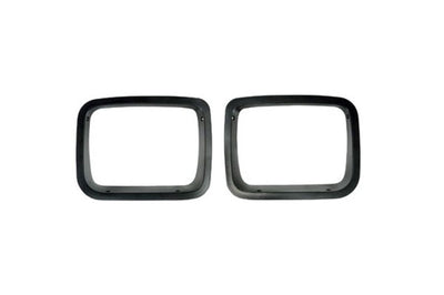 Rugged Ridge Headlight Bezels Black 87-95 Jeep Wrangler YJ - Lights