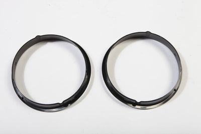 Rugged Ridge Headlight Bezels Black 97-06 Jeep Wrangler - Lights