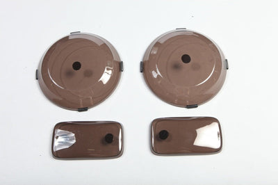 Rugged Ridge Headlight&Turn Signal Cover Set Smoke 97-06TJ - Lights