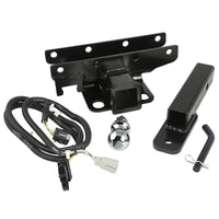 Rugged Ridge Hitch Kit with Ball 2 inch 07-18 Jeep Wrangler JK - Winches & Hitches