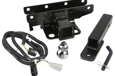 Rugged Ridge Hitch Kit with Ball 2 inch 07-18 Jeep Wrangler JK - Winches & Hitches